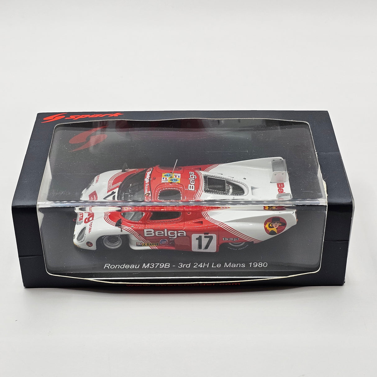Spark Rondeau M379B #17 Jean Rondeau 24Hrs Le Mans 1980 1/43 Scale S8456