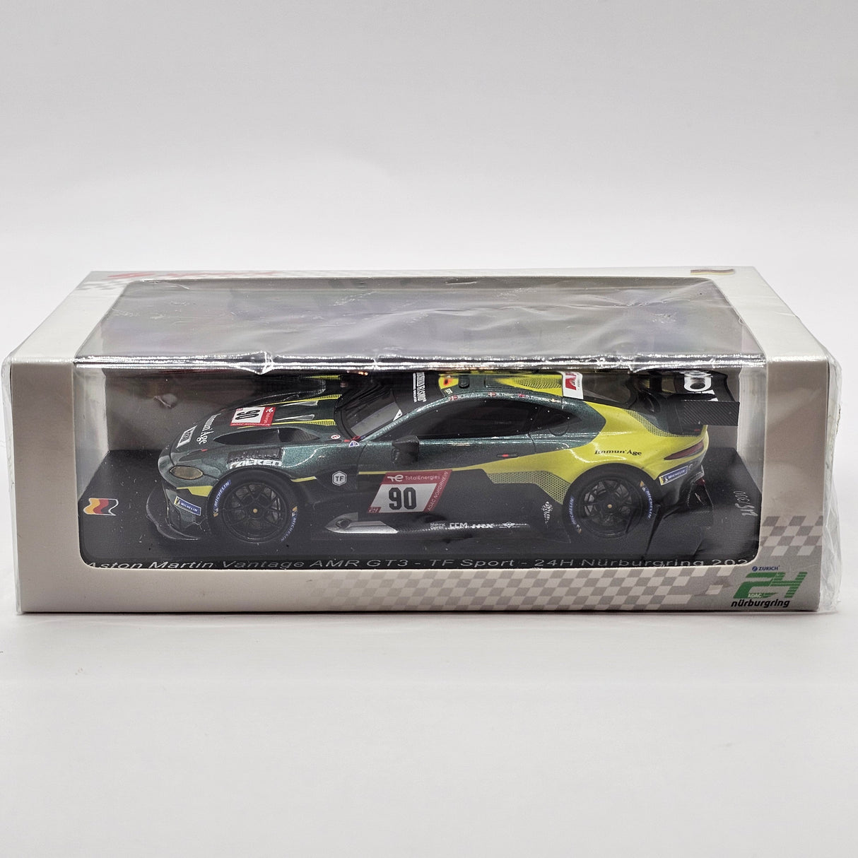 Spark Aston Martin Vantage GT3 #90 TF Sport AMR 24Hrs Nurburgring 2022 1/43 Scale