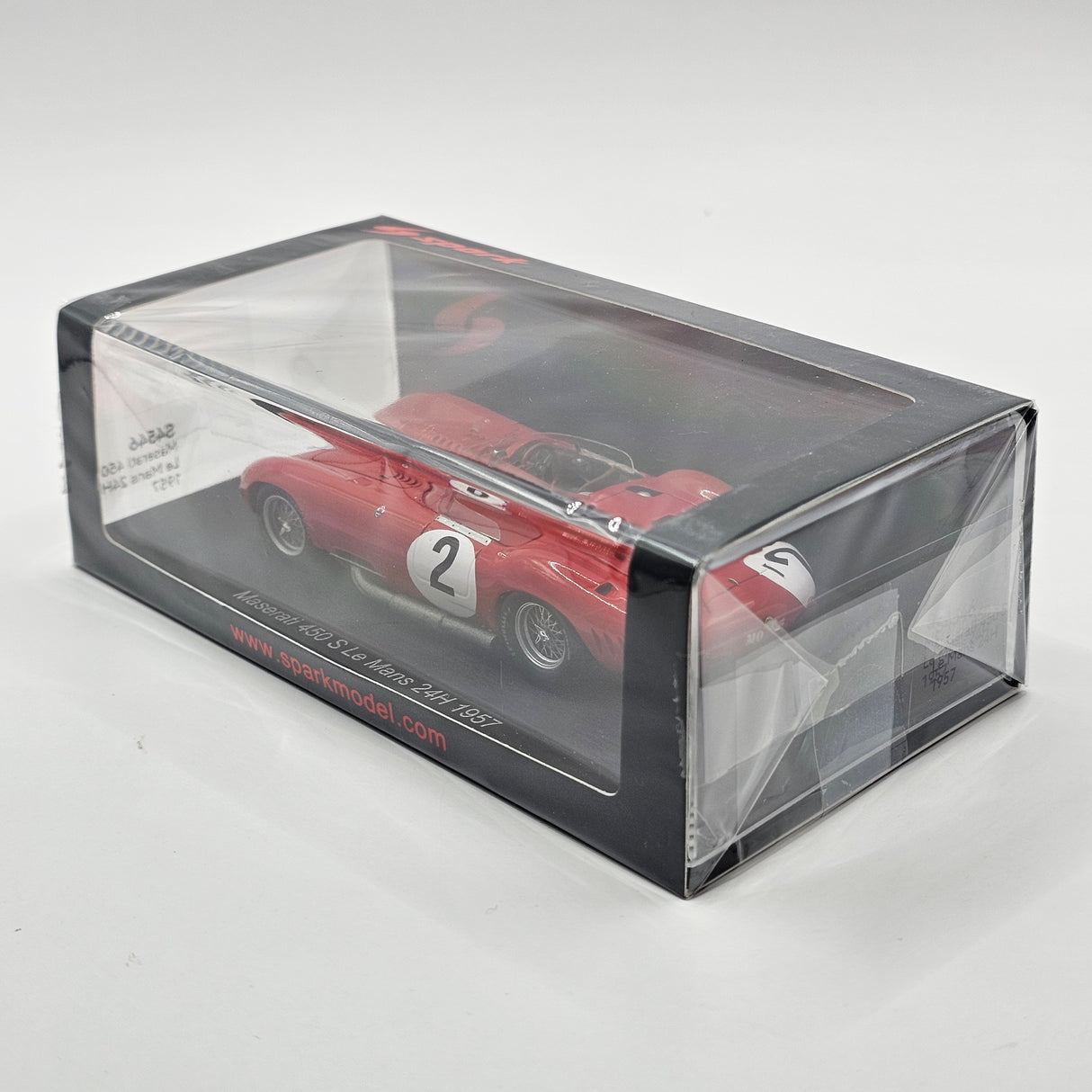Spark Maserati 450S #2 Officine Alfieri Maserati 24Hrs Le Mans 1957 1/43 Scale S4546