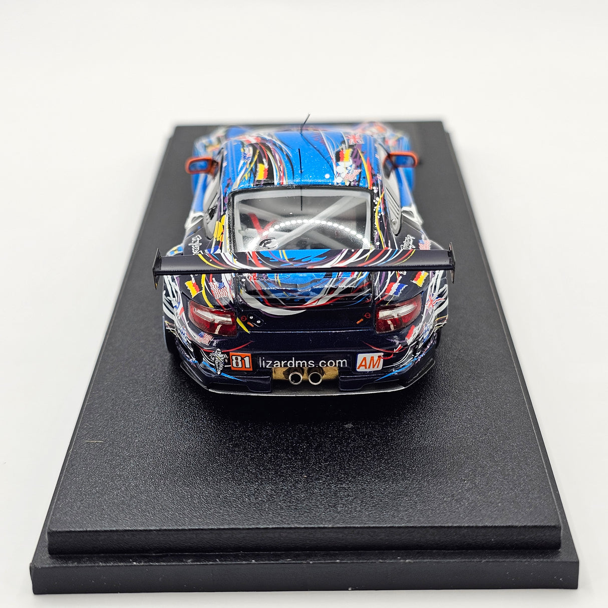 Spark Porsche 997 GT3-RSR #81 Flying Lizard 24Hrs Le Mans 2011 1/43 Scale S3423