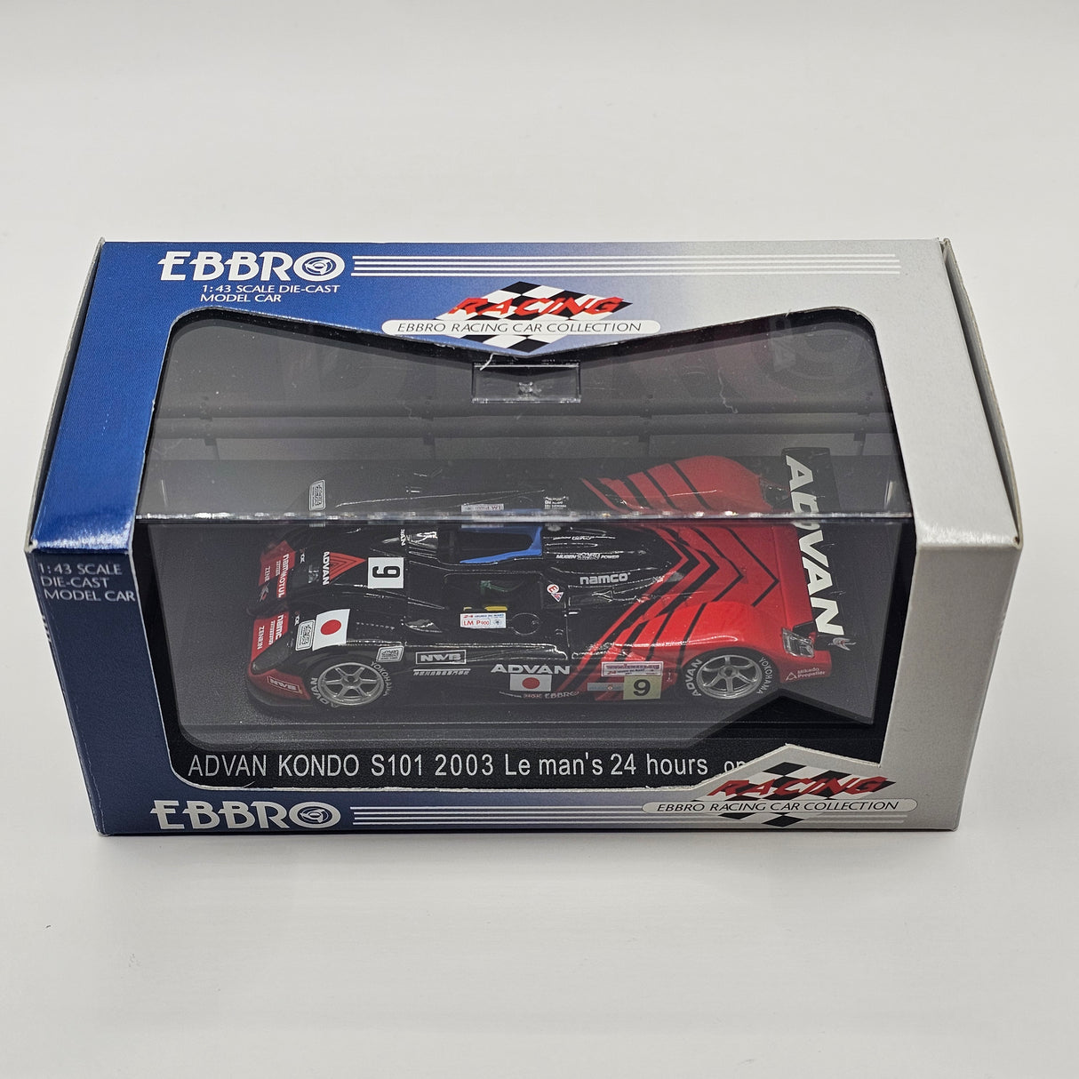 EBBRO Dome S101 #9 Advan Kondo Racing Le Mans 24Hrs 2003 1/43 Scale