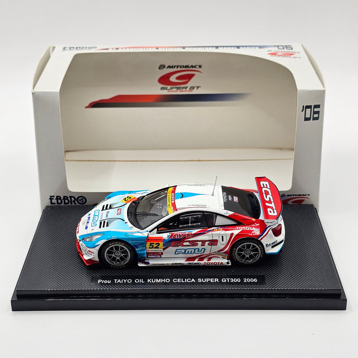 EBBRO Toyota Celica #52 Team Cerumo Super GT GT300 2006 1/43 Scale