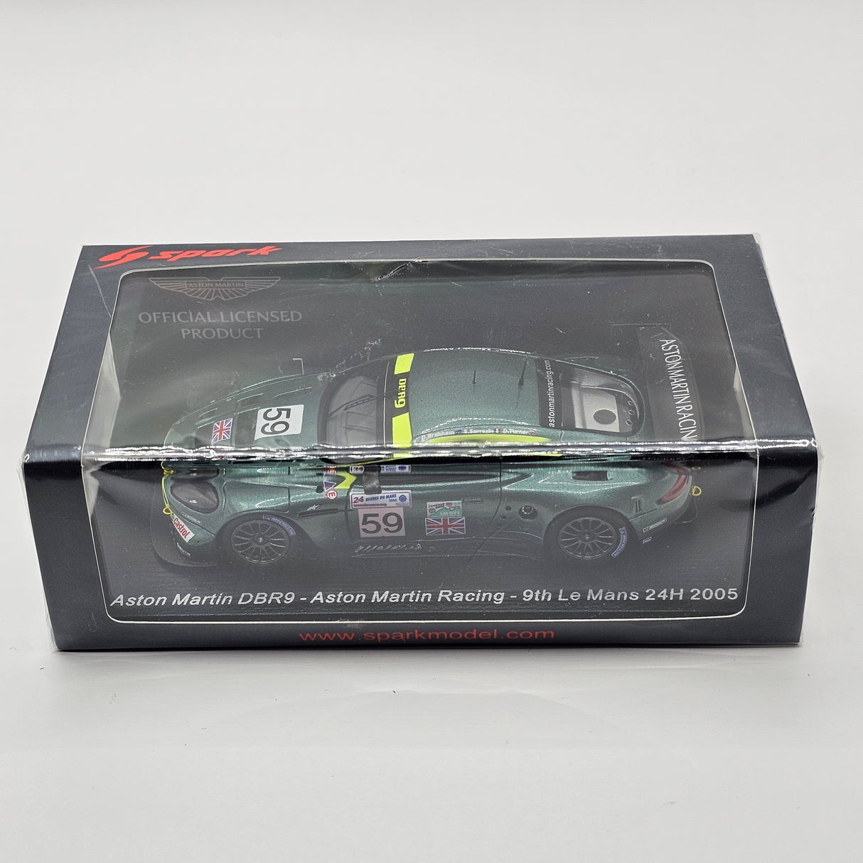 Spark Aston Martin DBR9 #59 Aston Martin Racing Le Mans 24Hrs 2005 1/43 Scale