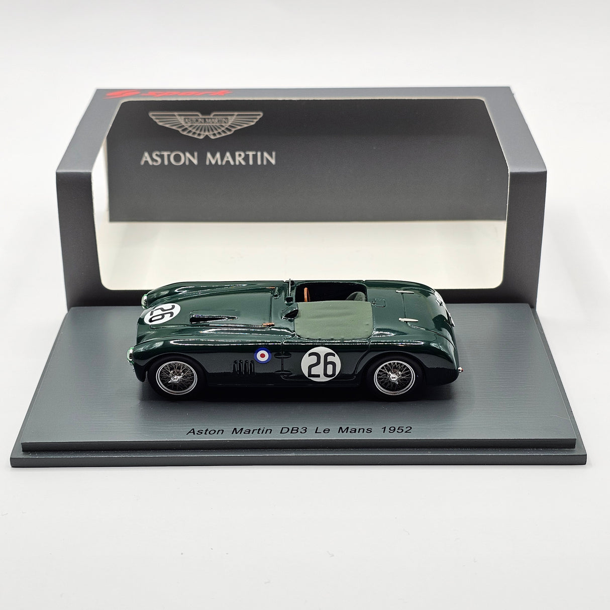 Spark Aston Martin DB3 #26 Aston Martin Ltd Le Mans 1952 1/43 Scale S2433