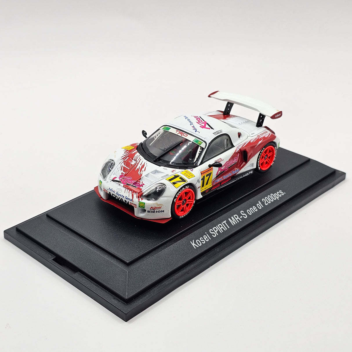 EBBRO Toyota MR-S #17 Kosei TOM'S Spirit JGTC GT300 2002 1/43 Scale