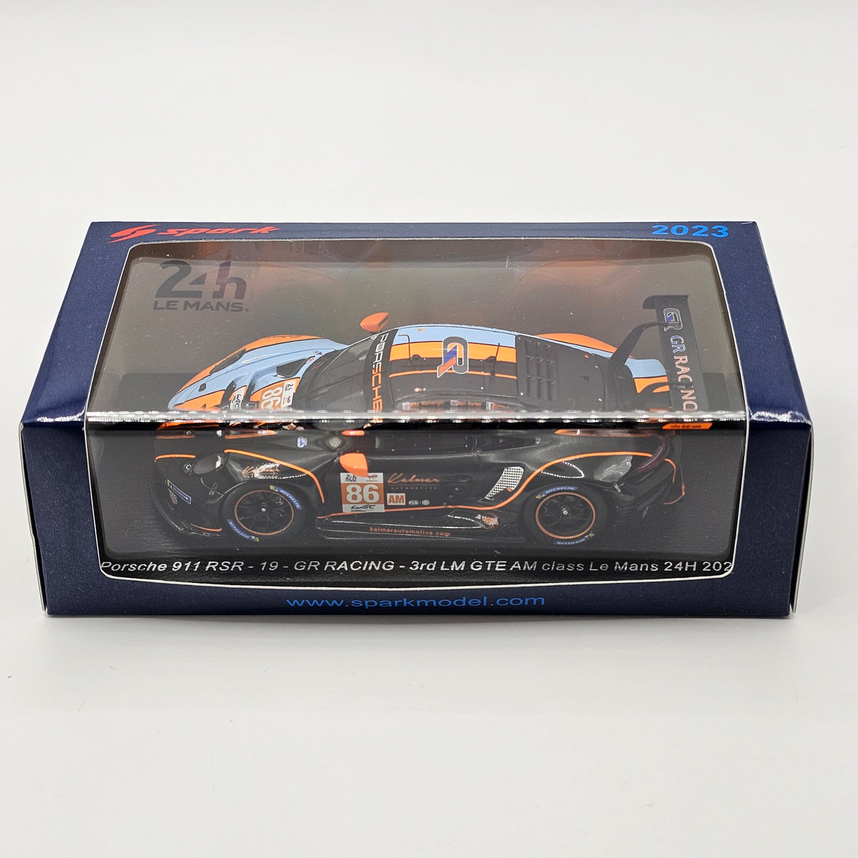 Spark Porsche 911 RSR-19 #86 GR Racing 24Hrs Le Mans 2023 1/43 Scale