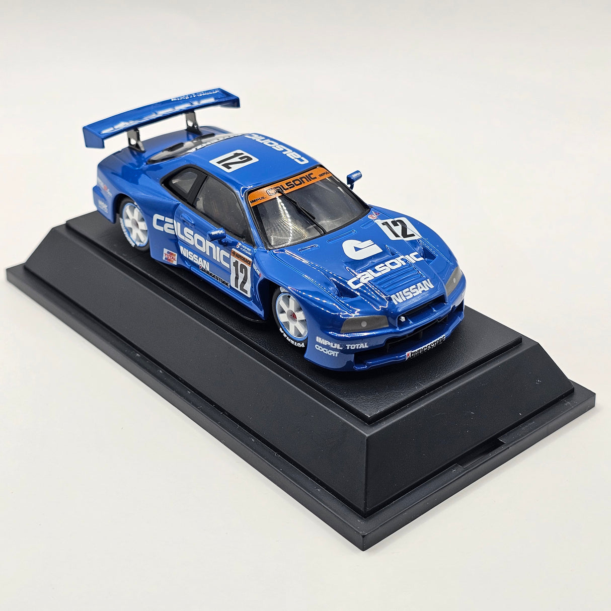 EBBRO Nissan Skyline GTR R34 #12 Calsonic Team Impul JGTC 1999 1/43 Scale