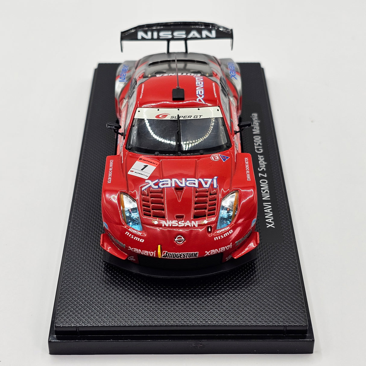 EBBRO Nissan Z #1 Xanavi Nismo Super GT GT500 2005 Malaysia Rd 1/43 Scale
