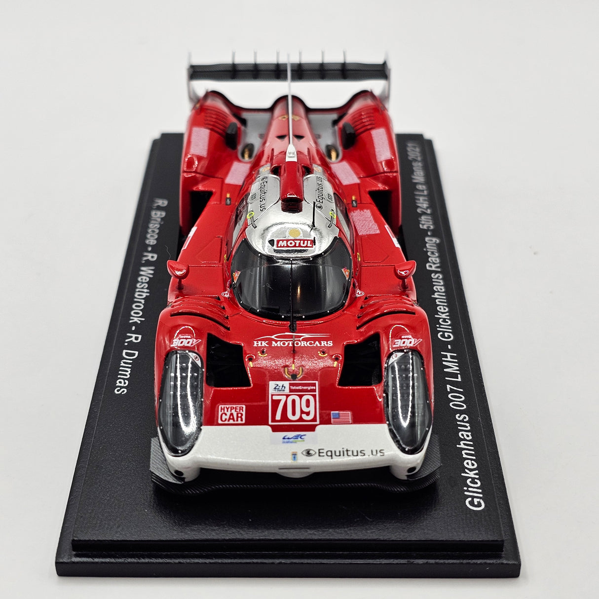 Spark Glickenhaus 007 LMH #709 Glickenhaus Racing 24Hrs Le Mans 2021 1/43 Scale