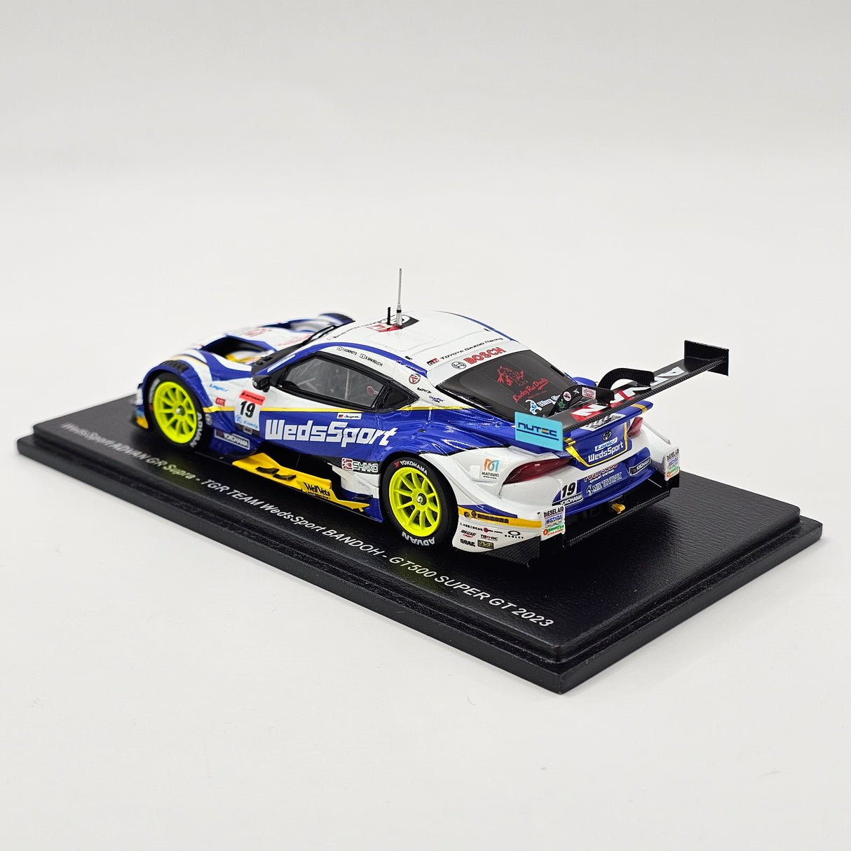 Spark Toyota GR Supra GT500 #19 WedsSport Bandoh Super GT 2023 1/43 Scale