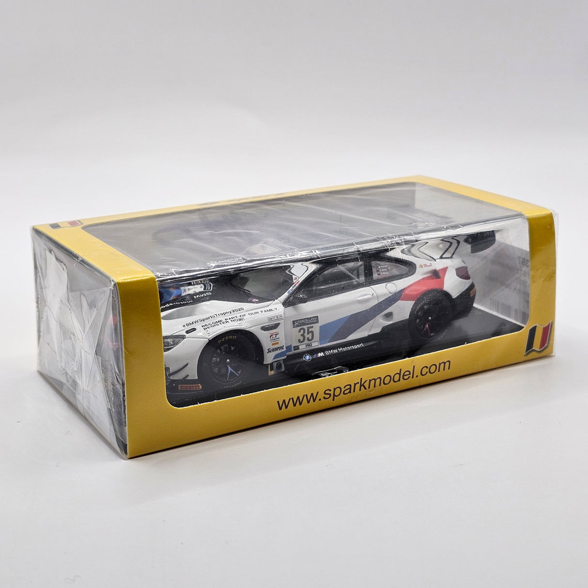 Spark BMW M6 GT3 #35 Walkenhorst Motorsport 24Hrs Spa 2020 1/43 Scale