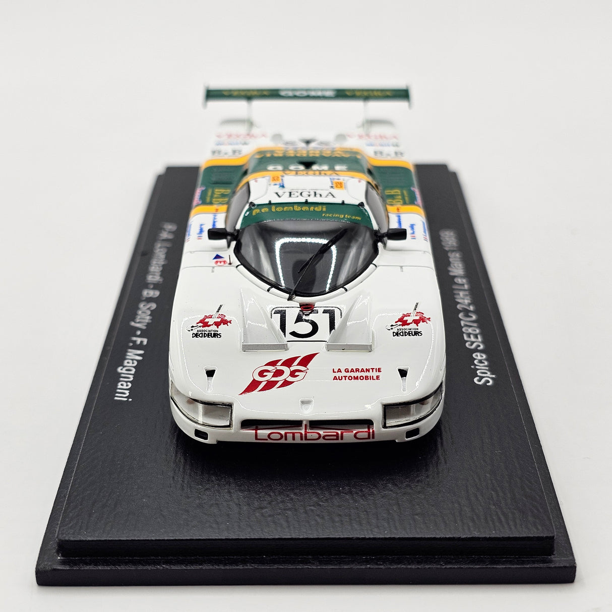 Spark Spice SE86C #151 P.-A. Lombardi 24Hrs Le Mans 1989 1/43 Scale S6809