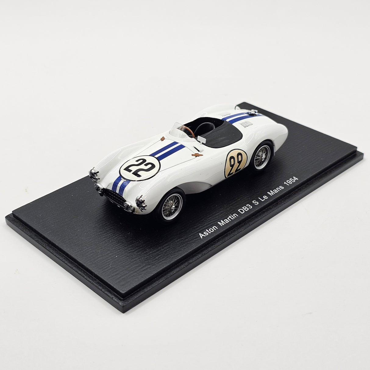 Spark Aston Martin DB3 S #22 Aston Martin C. Shelby Le Mans 1954 1/43 Scale