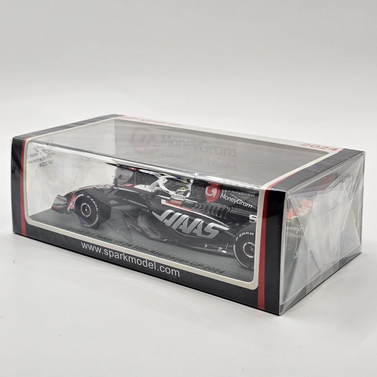 Spark Haas VF-24 #50 Oliver Bearman Azerbaijan F1 GP 2024 (F1 Race Debut) 1/43 Scale S9563