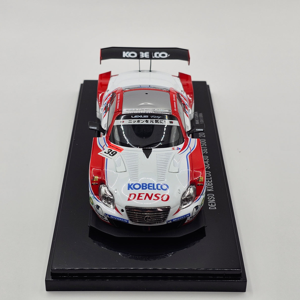 EBBRO Lexus SC430 #39 Lexus Team DENSO Kobelco Super GT GT500 2012 1/43 Scale