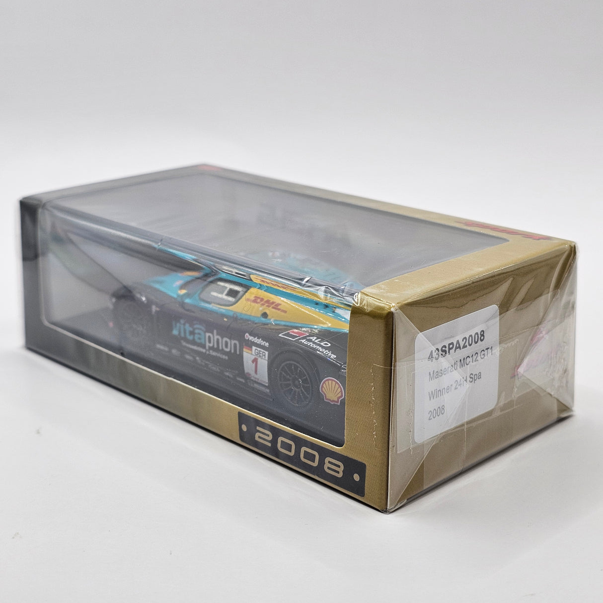 Spark Maserati MC12 GT1 #1 Vitaphone Racing Team 24Hrs Spa 2008 Winner 1/43 Scale