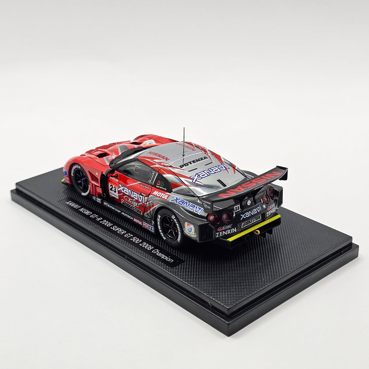 EBBRO Nissan GT-R #23 Xanavi Nismo Super GT GT500 2008 Champions 1/43 Scale