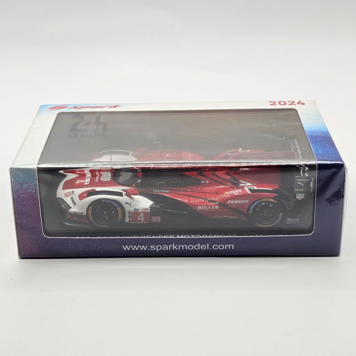 Spark Porsche 963 #4 Porsche Penske Motorsport 24Hrs Le Mans 2024 1/43 Scale S9112