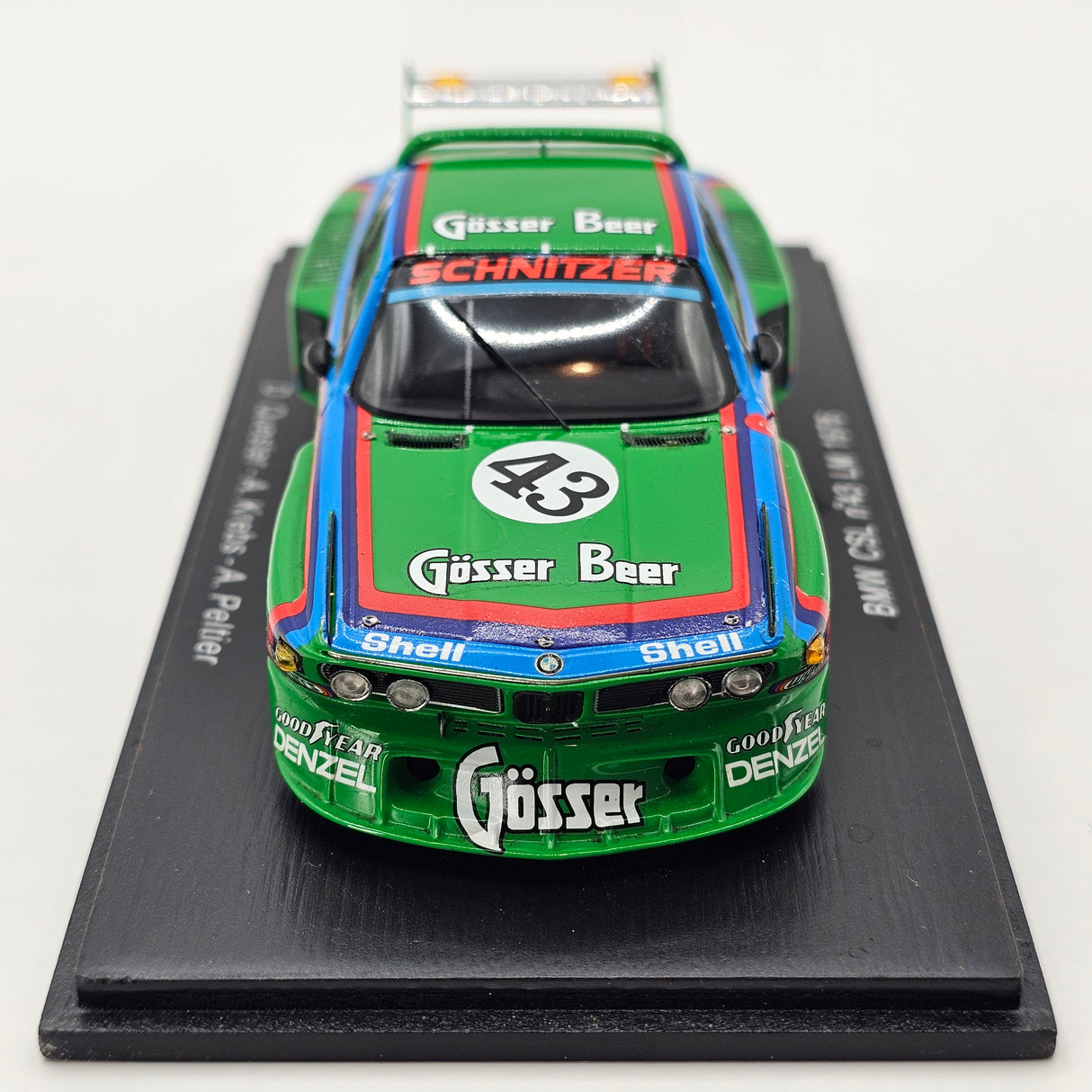 Spark BMW 3.0 CSL #43 Schnitzer Motorsport 24Hrs Le Mans 1976 1/43 Scale S1570