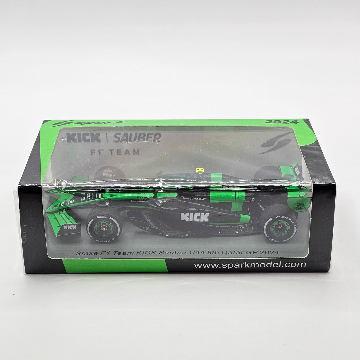 Spark KICK Sauber C44 #24 Zhou Guanyu Qatar GP Formula 1 2024 1/43 Scale