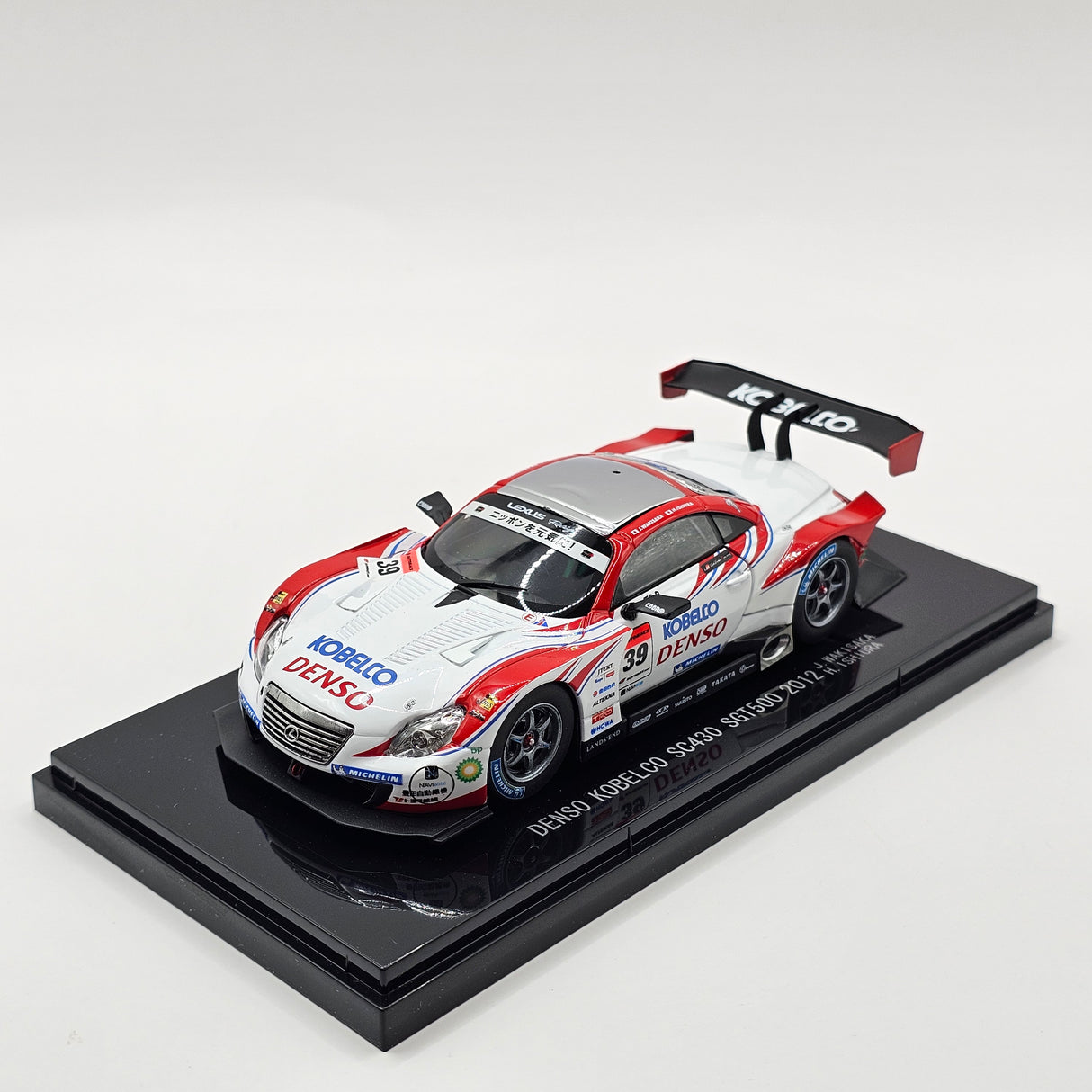 EBBRO Lexus SC430 #39 Lexus Team DENSO Kobelco Super GT GT500 2012 1/43 Scale