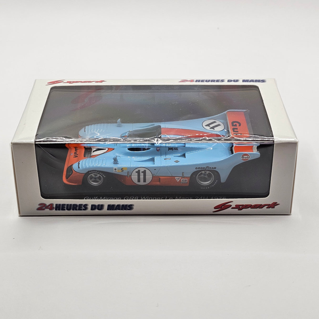 Spark Mirage GR8 #11 Gulf Research Racing 24Hrs Le Mans 1975 Winner 1/43 Scale 43LM75