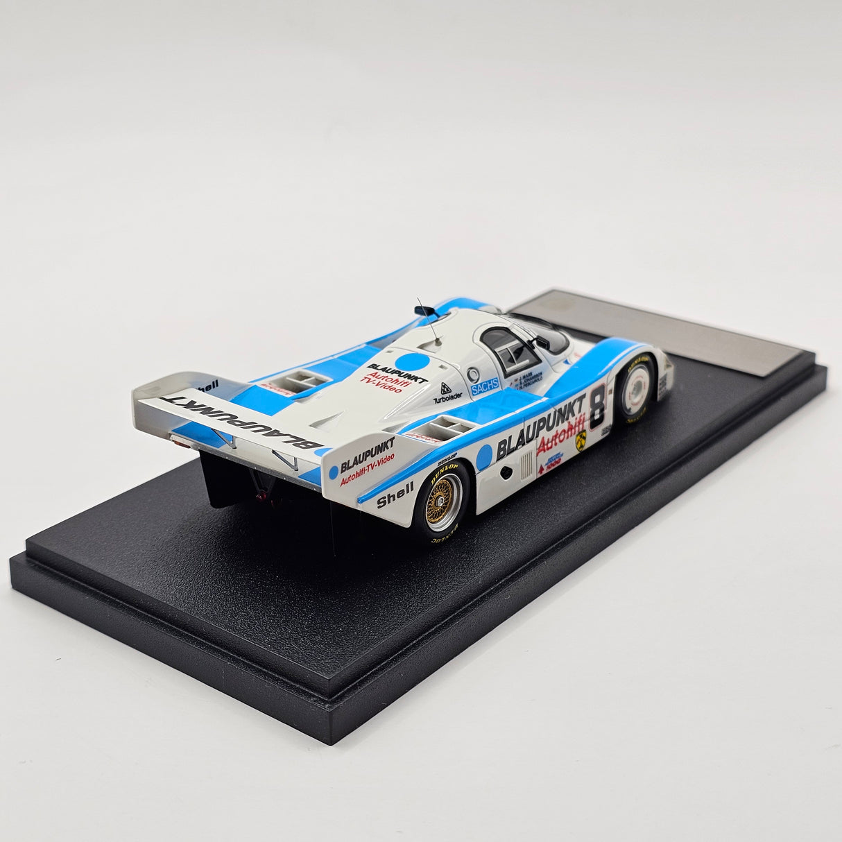 Compass Porsche 956B #8 Joest Racing 1984 1000 km of Brands Hatch 1/43 Scale
