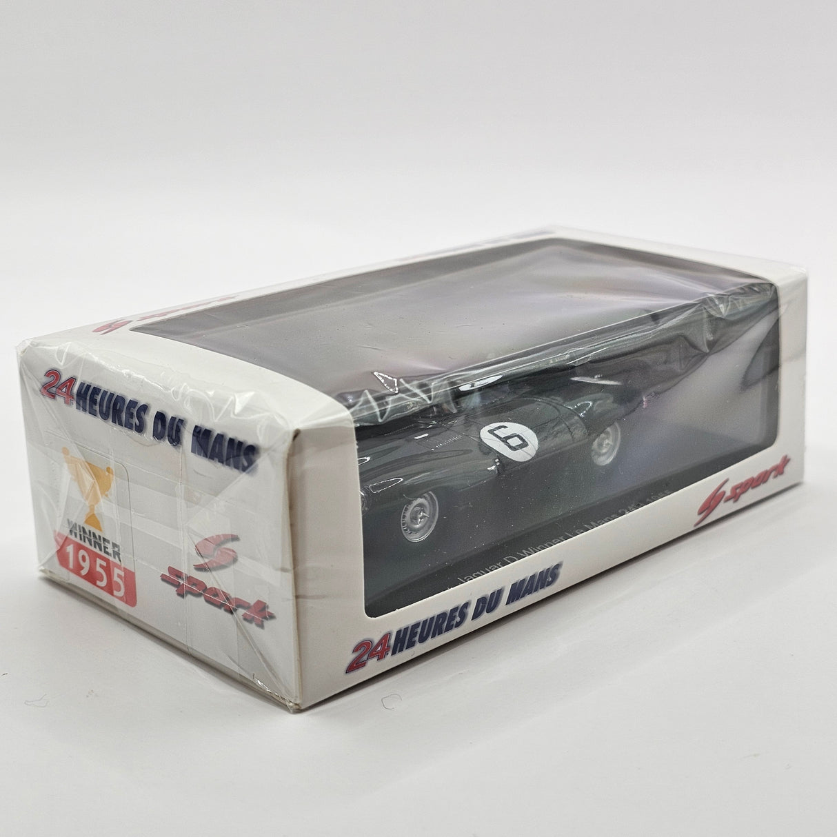 Spark Jaguar D-Type #6 Jaguar Cars Ltd 24Hrs Le Mans 1955 Winner 1/43 Scale 43LM55