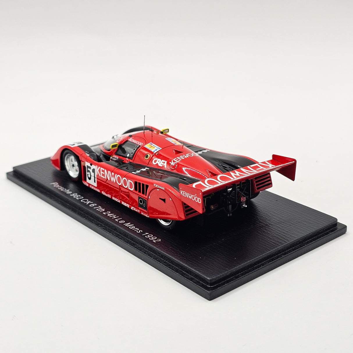 Spark Porsche 962C K6 #51 Porsche Kremer Racing 24Hrs Le Mans 1992 1/43 Scale