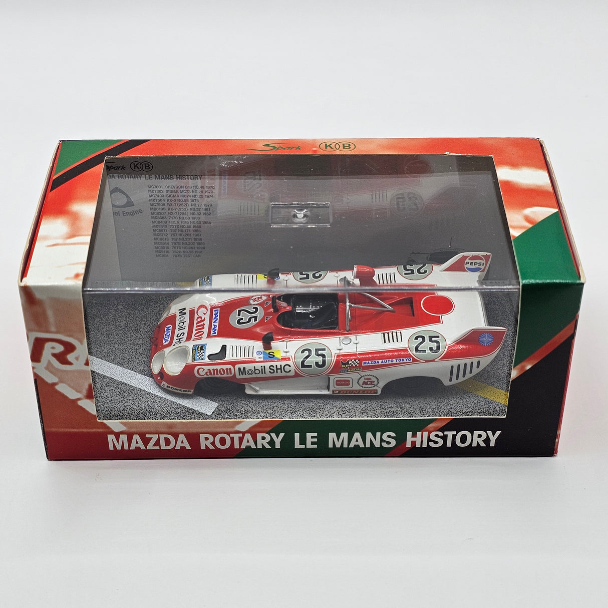 Spark Sigma MC74 #25 Sigma Automotive Le Mans 24Hrs 1974 Rotary History 1/43 Scale