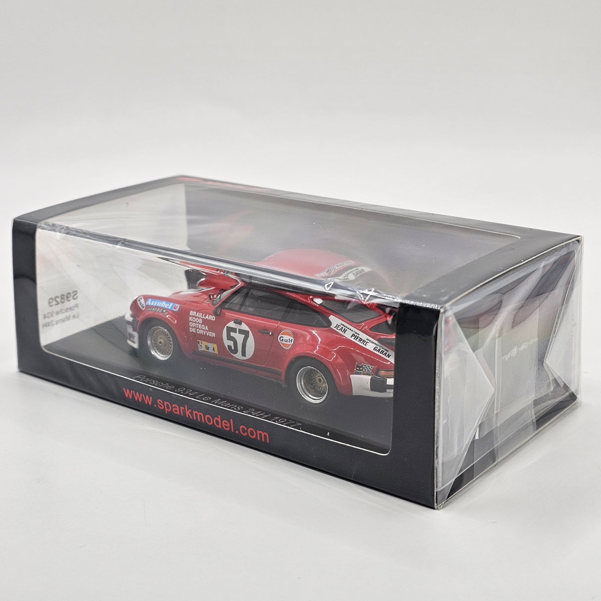 Spark Porsche 934 #57 N. Koob 24Hrs Le Mans 1977 1/43 Scale S9829