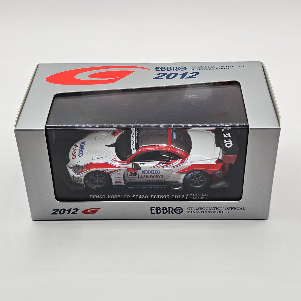 EBBRO Lexus SC430 #39 Lexus Team DENSO Kobelco Super GT GT500 2012 1/43 Scale
