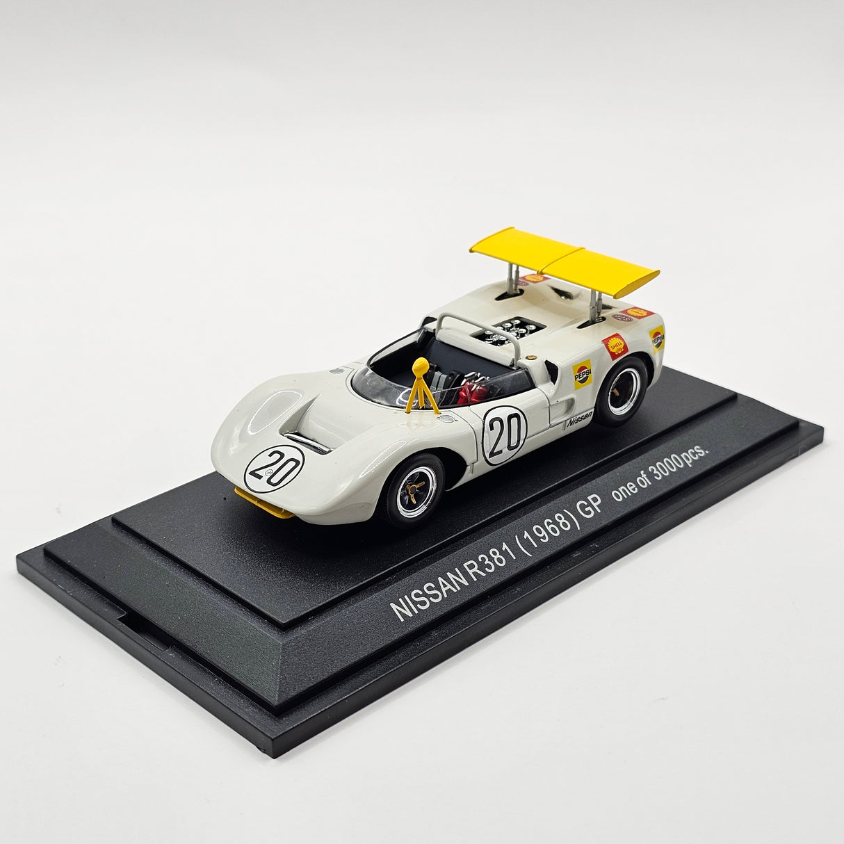 EBBRO Nissan R381 #20 Nissan Motor Co. 1968 Japan Grand Prix (GP race) 1/43 Scale