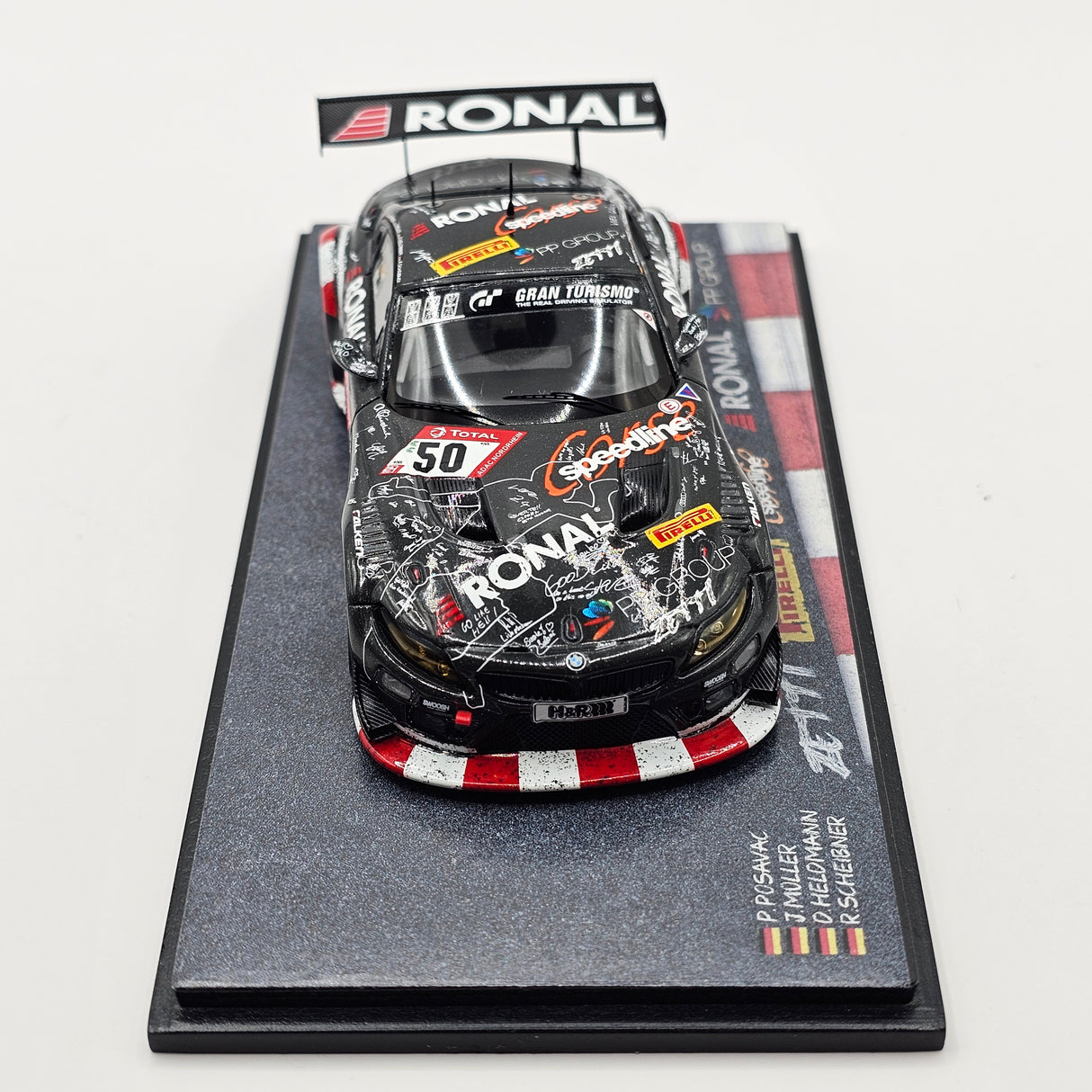 Spark BMW Z4 GT3 #50 Team Speedline Racing by Ronal 24Hrs Nurburgring 2019 1/43 Scale