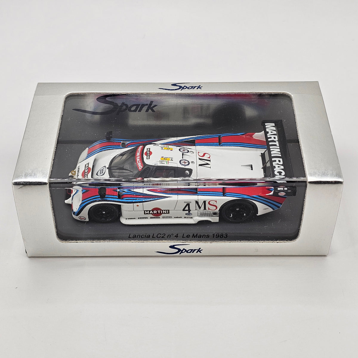 Spark Lancia LC2 #4 Lancia Martini Racing 24Hrs Le Mans 1983 1/43 Scale