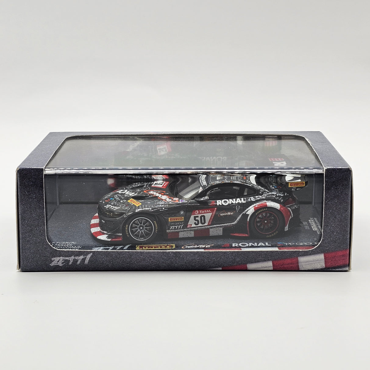 Spark BMW Z4 GT3 #50 Team Speedline Racing by Ronal 24Hrs Nurburgring 2019 1/43 Scale