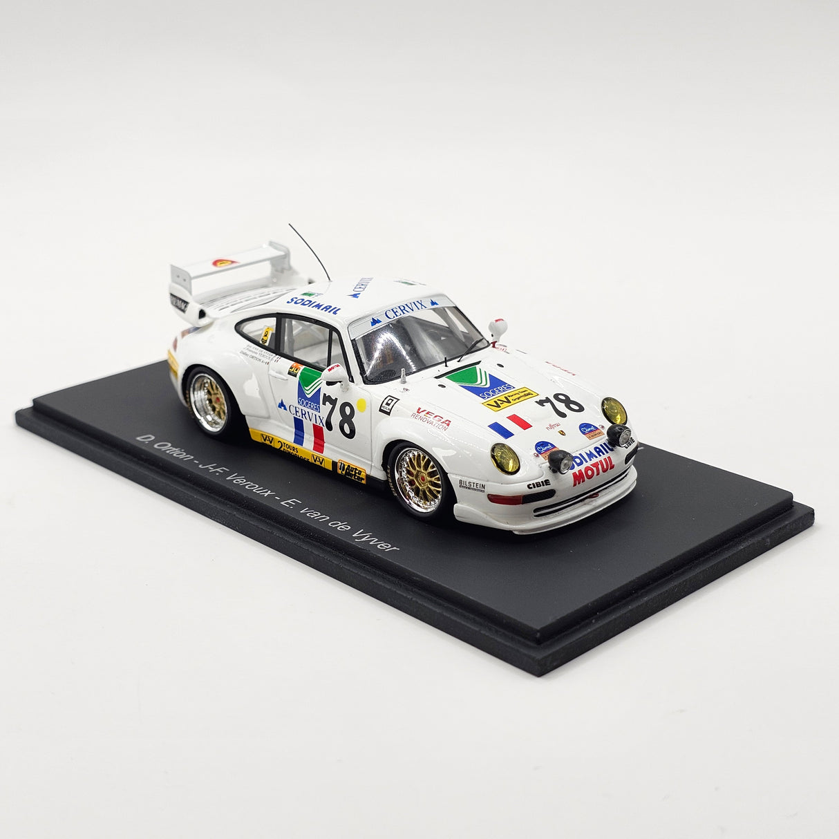 Spark Porsche 911 GT2 #78 Jean-François Veroux Le Mans 24H 1995 1/43 Scale S9898