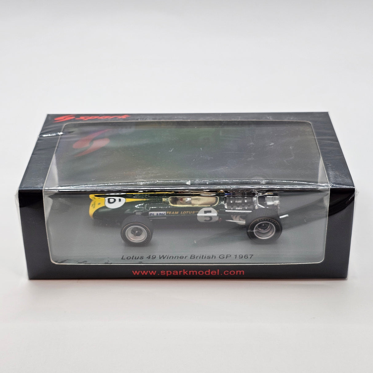 Spark Lotus 49 #5 Jim Clark Winner British GP Formula 1 1967 1/43 Scale S6362