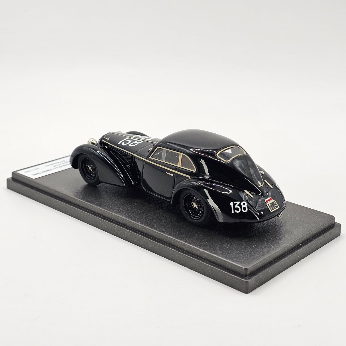 ALFAMODEL Alfa Romeo 6C 2300B MM #138 Salice / Mendoza Mille Miglia 1938 1/43 Scale