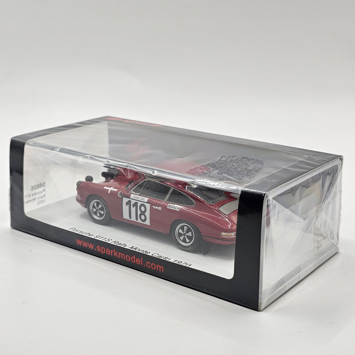 Spark Porsche 911S #188 Rally Monte Carlo 1970 1/43 Scale S6606