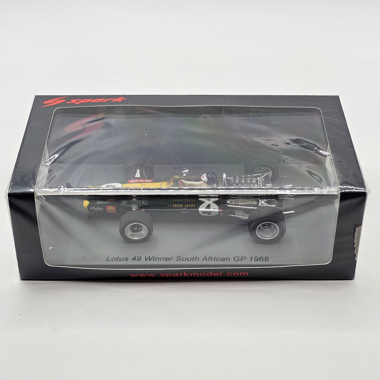 Spark Lotus 49 #4 Jim Clark South African F1 GP Winner 1968 1/43 Scale S6363