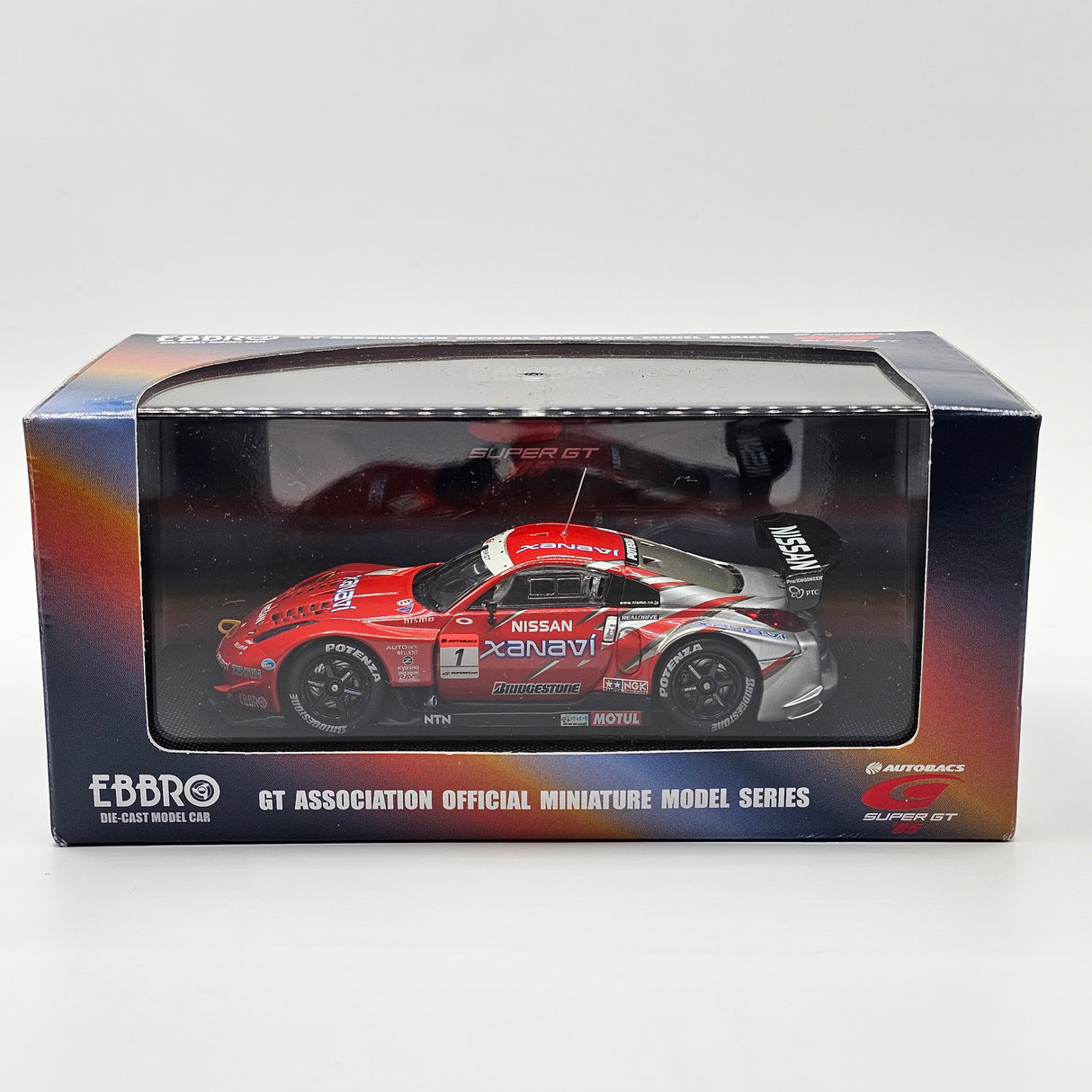 EBBRO Nissan Z #1 Xanavi Nismo Super GT GT500 2005 1/43 Scale