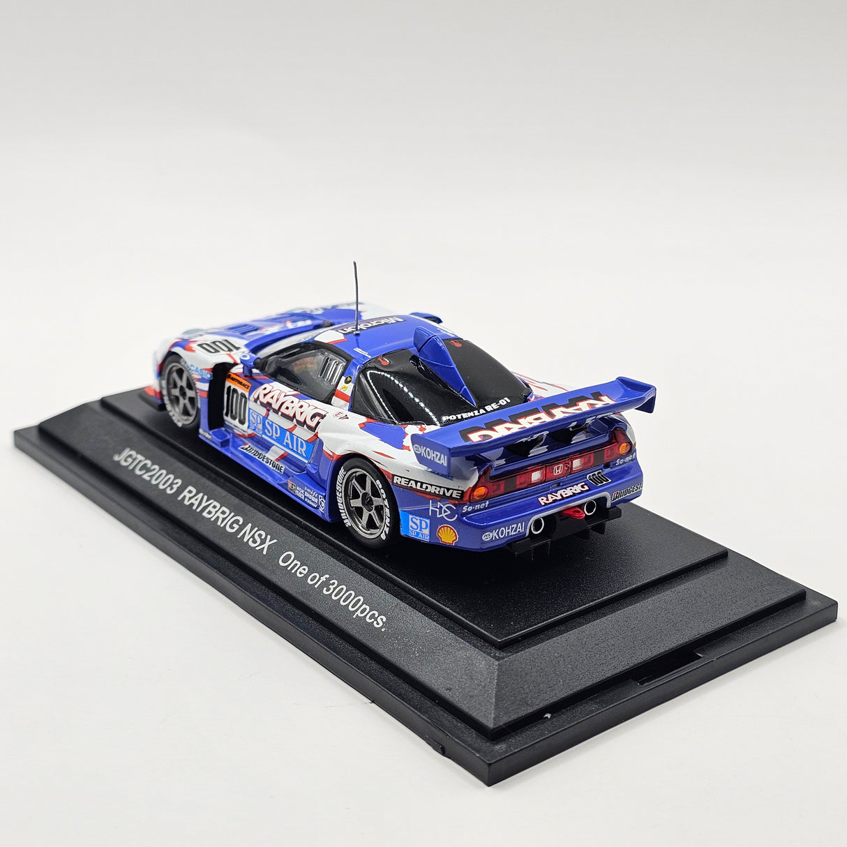 EBBRO Honda NSX #100 Raybrig Team Kunimitsu JGTC GT500 2003 1/43 Scale