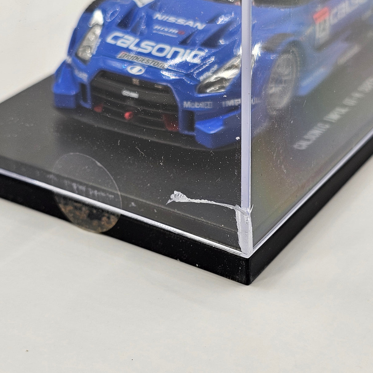 EBBRO Nissan GT-R GT500 #12 Calsonic Team Impul Super GT 2014 (L.Downforce) 1/43 Scale