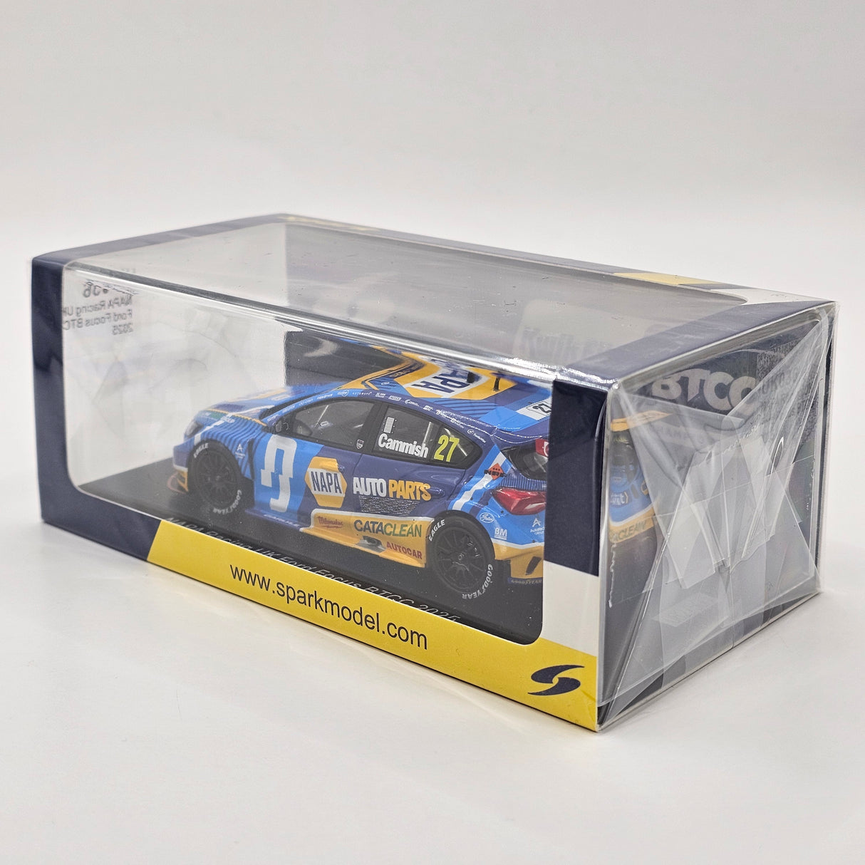 Spark Ford Focus #27 Dan Cammish BTCC 2025 Knockhill 1/43 Scale UK036