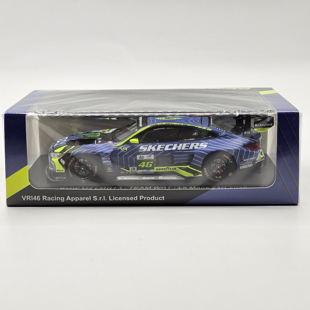 Spark BMW M4 LMGT3 #46 Team WRT 24 Hours of Le Mans 2025 1/43 Scale S9294
