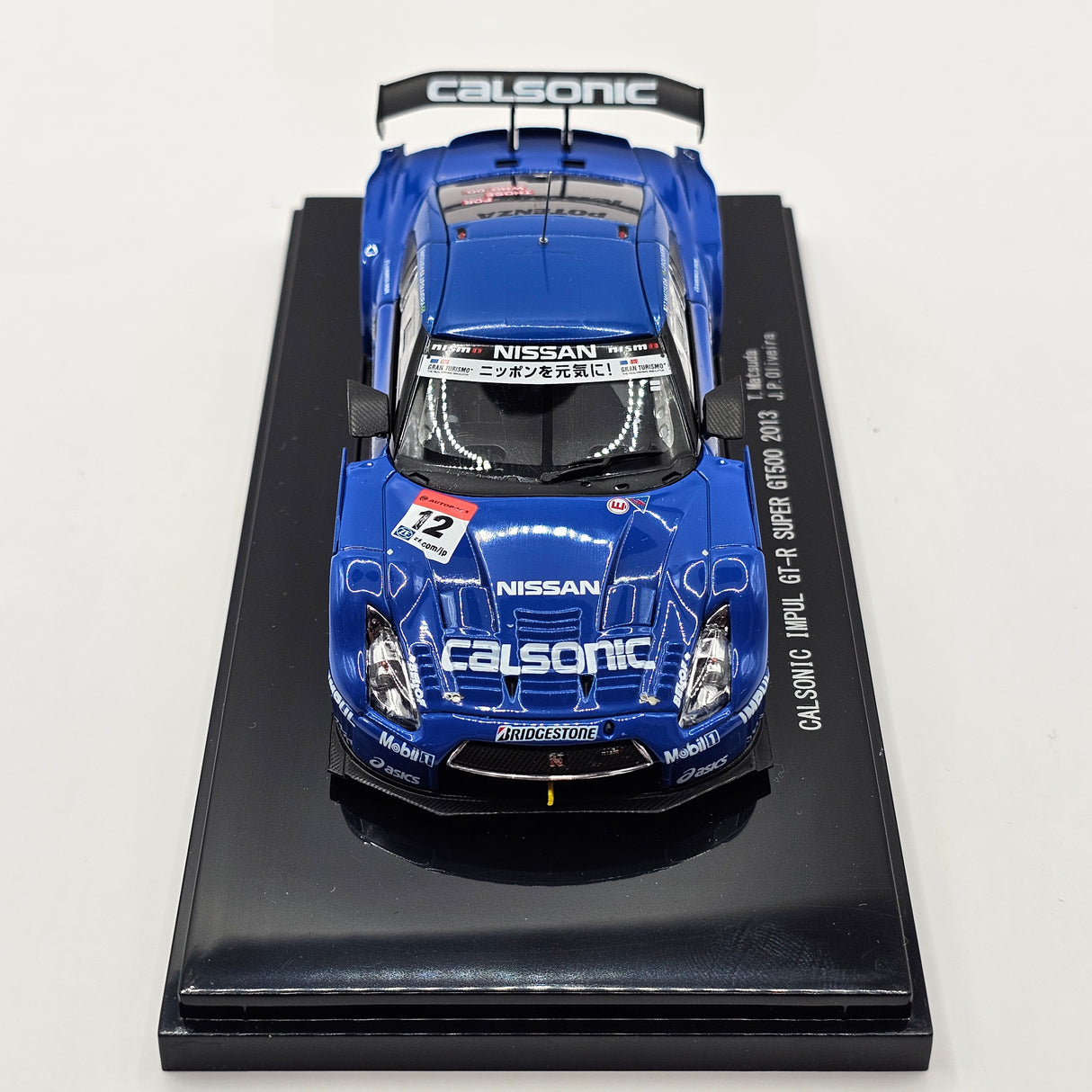 EBBRO Nissan GT-R #12 Calsonic Team Impul Super GT GT500 2013 1/43 Scale