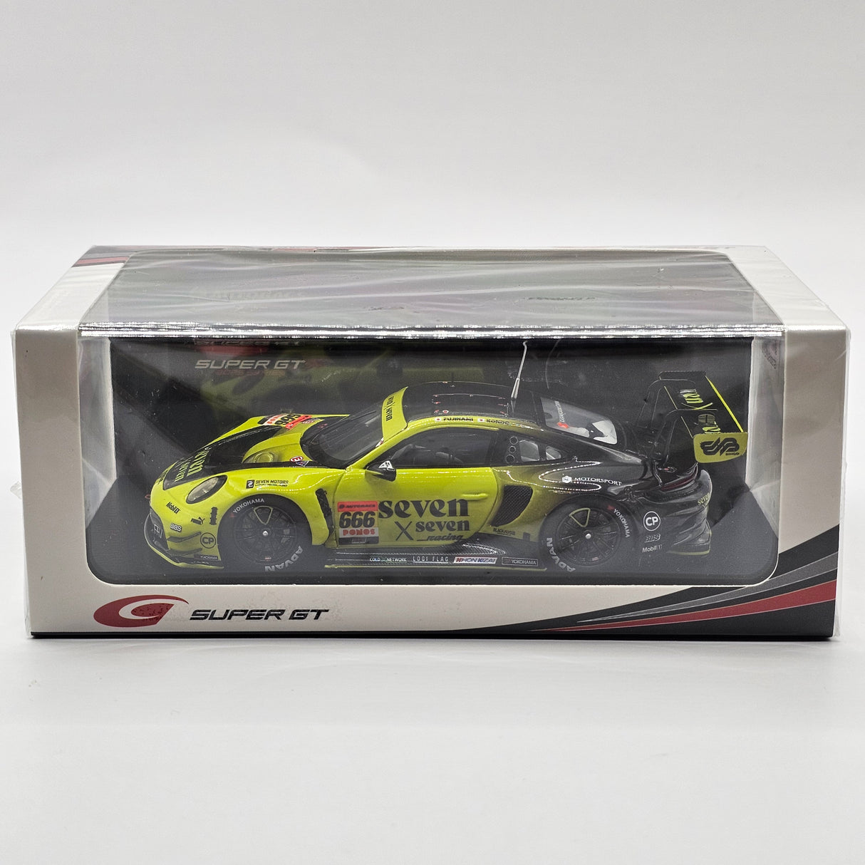 Spark Porsche 911 GT3R #666 Seven x Seven Racing Super GT 2025 GT300 1/43 Scale
