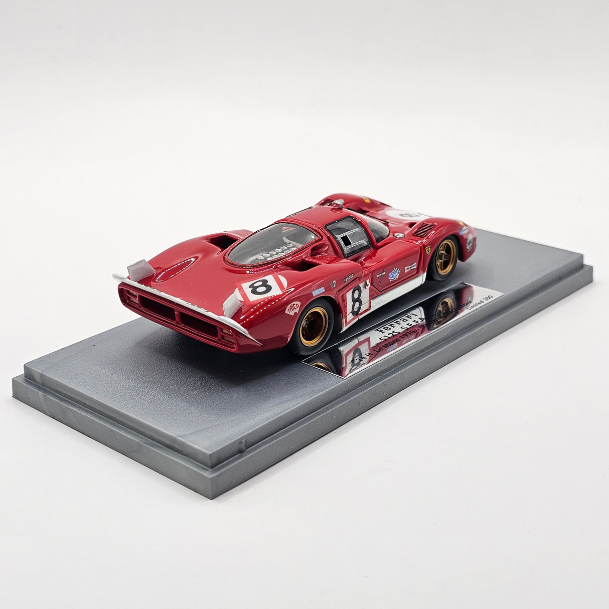 BBR Gasoline Ferrari 512S #8 SpA Ferrari SEFAC 24Hrs Le Mans 1970 1/43 Scale