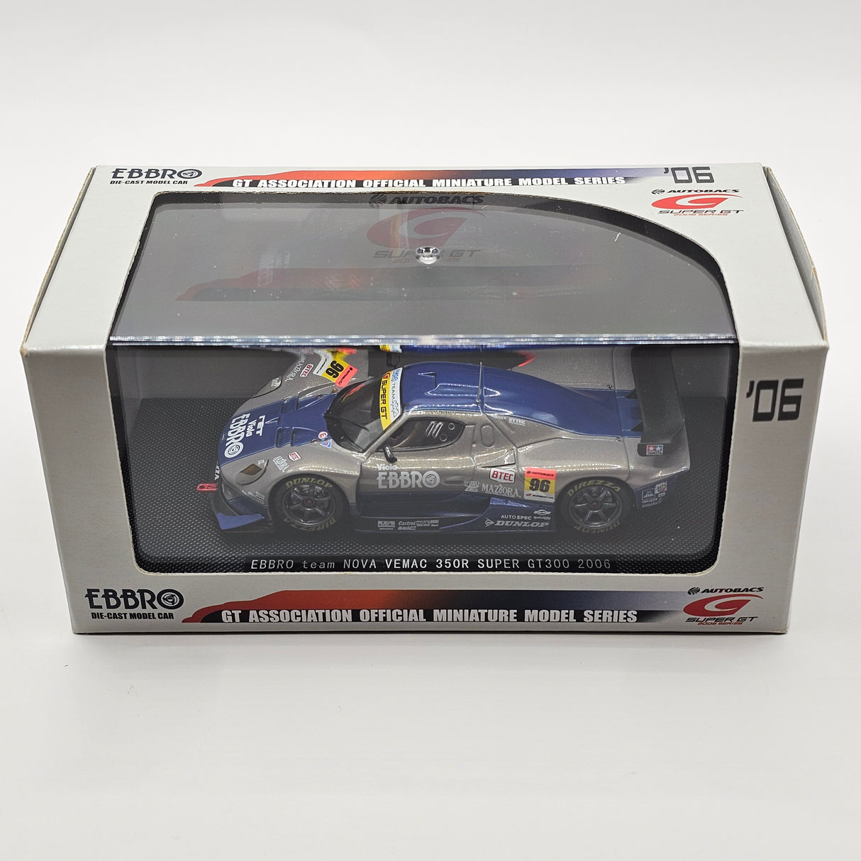 EBBRO Vemac RD350R #96 Ebbro Team Nova Super GT 2006 GT300 1/43 Scale